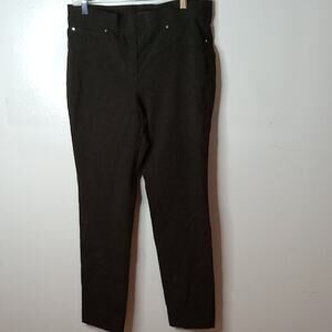 Rafaella Comfort Women's Size 12 Classic Brown Pants